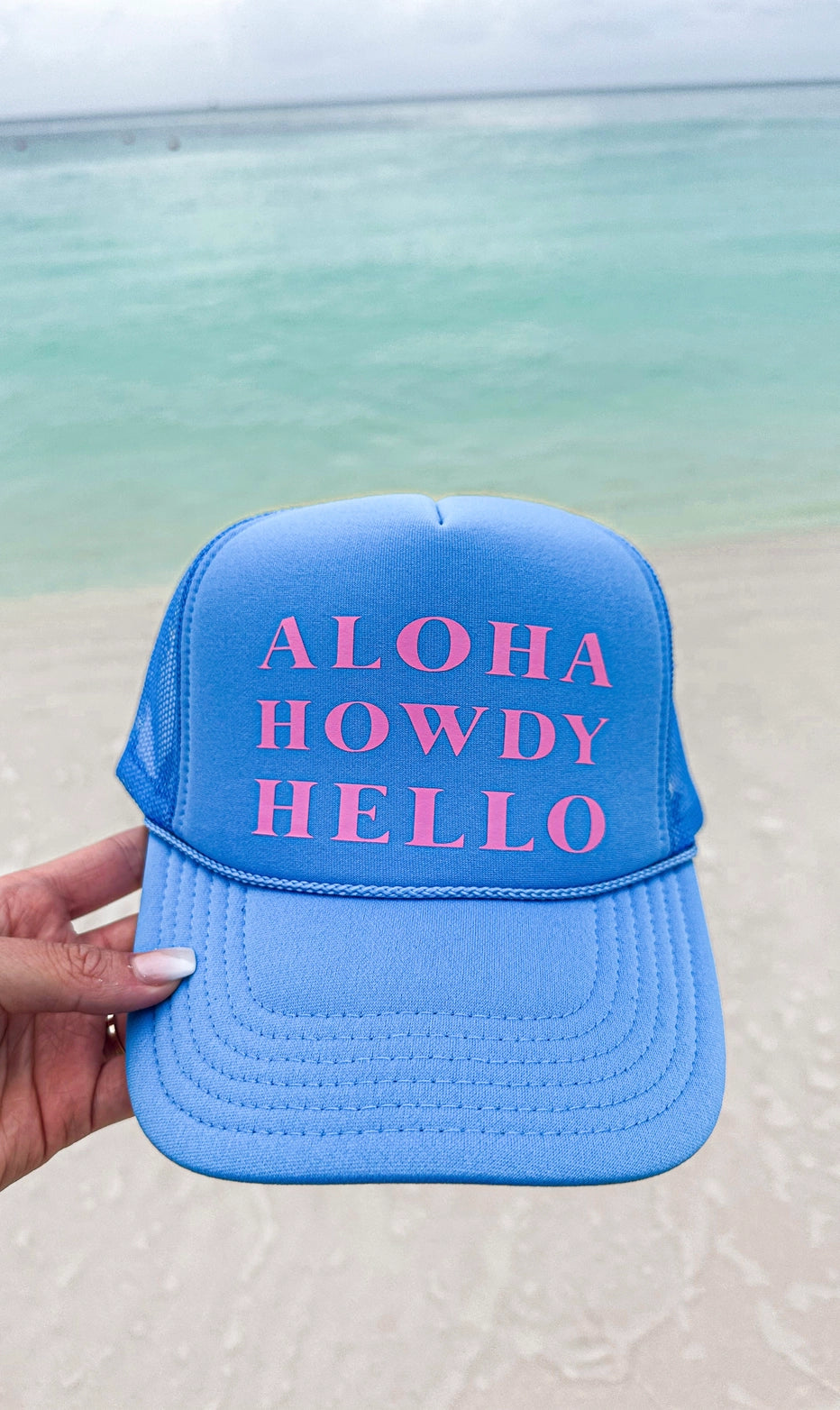 Aloha Howdy Hello Hat