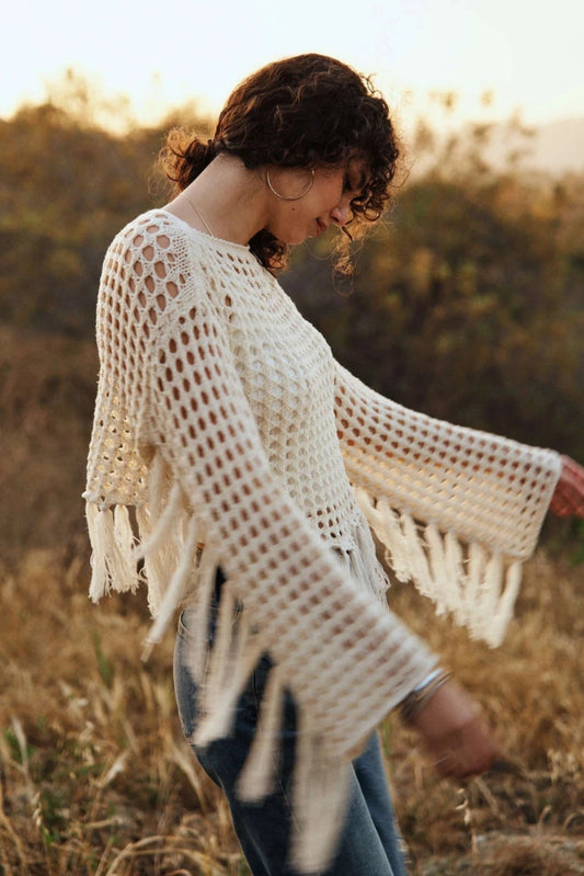 On the Fringe Sweater