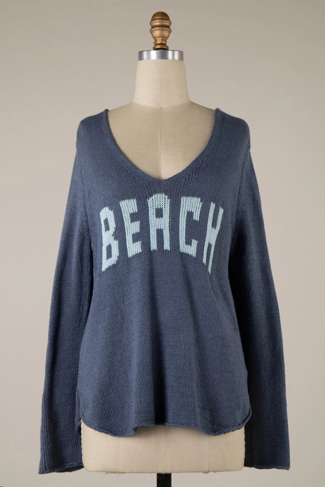 Beach V-Neck Sweater